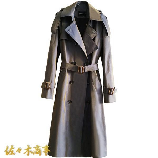 【新品・タグ付き】玉虫色　トレンチコート　スプリングコート　ロングコート ロングコート メンズ トレンチコート 春 秋 スプリングコート
