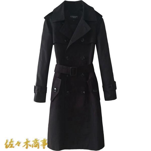 超美品】Burberry トレンチコート ライナー付き 紺色 三越伊勢丹