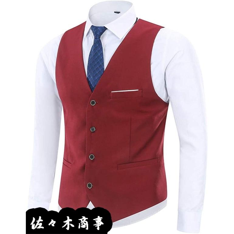 メンズ ジレ スーツ ベスト ビジネス フォーマル チョッキ ウェストコート ｖネック スリム 結婚式ベスト フィット 紳士 17色展開 Qxqsgb7d70f42 佐々木 通販 Yahoo ショッピング
