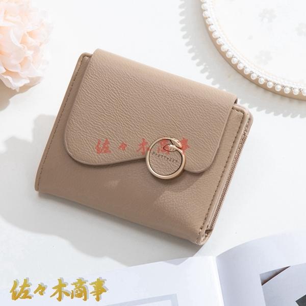 短財布 ミニ折り財布 コンパクト オシャレ かわいい レディース ショートウォレット 三つ折り財布 Puレザー 持ち運び 本革 北欧 女性 配送員設置