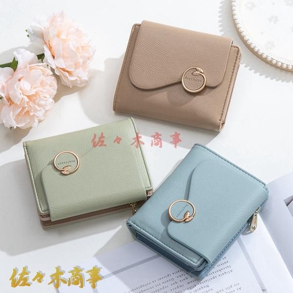 短財布 ミニ折り財布 コンパクト オシャレ かわいい レディース ショートウォレット 三つ折り財布 Puレザー 持ち運び 本革 北欧 女性 配送員設置