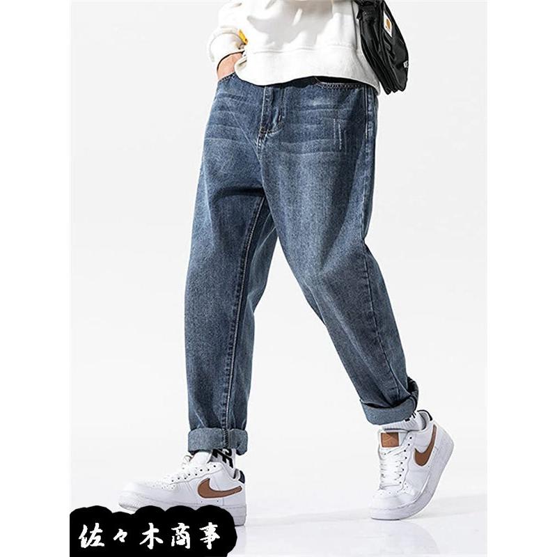 デニムパンツ メンズ サルエル ジーンズ ロールアップワイド ゆったり デーパートジーパン カジュアル ヒゲ加工 ダメージ ｇパン 春 夏 Rxgqdc6a 佐々木 通販 Yahoo ショッピング