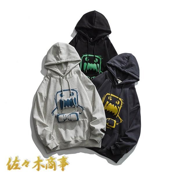 ディズニープリンセスのベビーグッズも大集合 厚手 春秋冬 ゆったり フード付パーカー トレーナー プルオーバー パーカー メンズ 暖かい かっこいい アニメプリント 韓国風 フリース パーカー カラー ダークグレー Www We Job Com