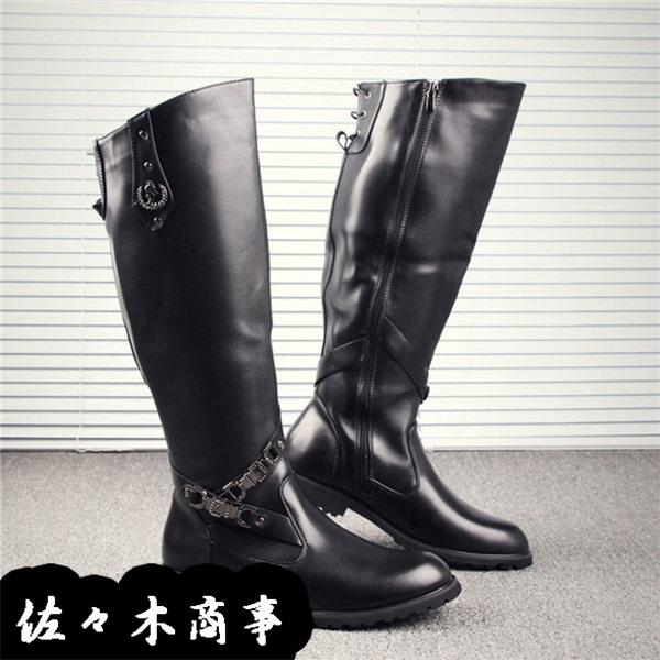 男性用 ロングブーツ ジョッキーブーツ メンズ 士靴 バイカーブーツ 防水 カウボーイ靴 滑り止め サイドジッパー バックル おしゃれ Scsg5fe78a 佐々木 通販 Yahoo ショッピング