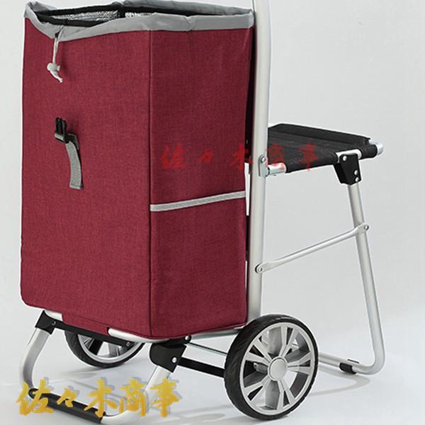 多機能折りたたみ式ショッピングカート トロリー 折りたたみ式 2 in 1 買い物カート 2輪 ショッピングキャリーカート 折りたたみ式