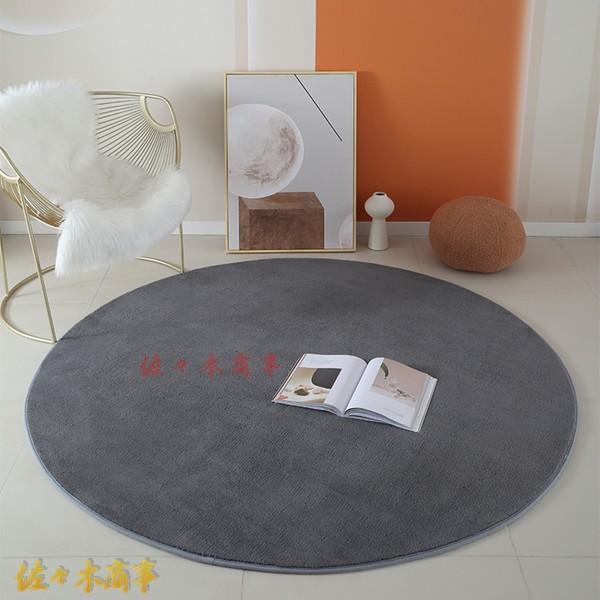 ゲーミングカーペット 円形 ラグ チェアマット 床暖房対応 無地 大判 フローリングマット ズレない 静音吸音 防汚防滑 防水 床保護 | 