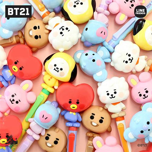 Bt21 公式グッズ アクションペン Action Pen ボールペン アクションペン Bt21 グッズ 防弾少年団 グッズ 文具