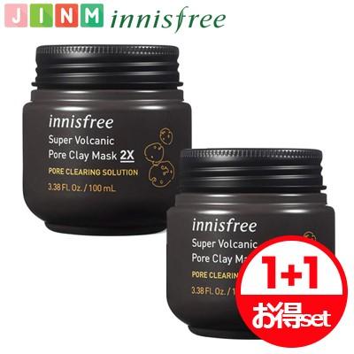 2個セット イニスフリー スーパーヴォルカニック ポア クレイマスク 2x Innisfree 角質ケア 韓国コスメ 毛穴ケア 黒ずみ イニスフリー パック Poreclaymask2x 2set Jinimini 通販 Yahoo ショッピング