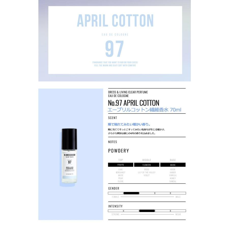 W Dressroom No 97 ダブルドレスルーム ドレス リビング クリア パフューム 70ml パフューム No 97 韓国コスメ 消臭剤 香水 フレグランス ポータブル W Dressroom Jinimini 通販 Yahoo ショッピング
