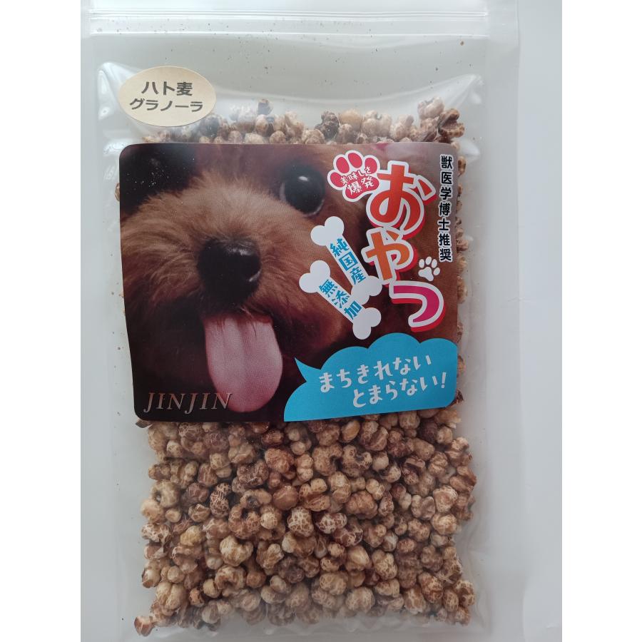犬 おやつ 国産 無添加 ハト麦グラノーラ 50g 20袋セット Wan's Brand JINJIN 獣医学博士推奨の画像