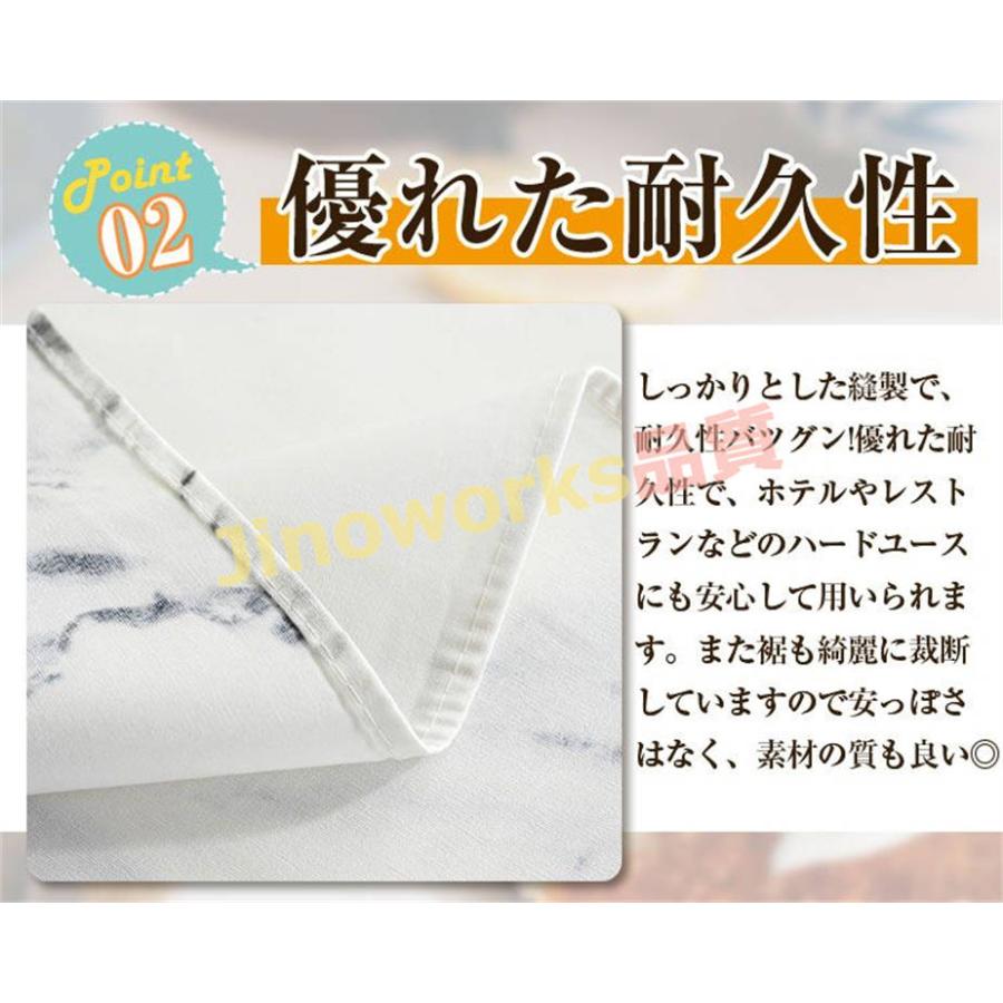 テーブルクロス 大理石柄 おしゃれ 北欧 テーブルカバー 食卓カバー デスクマット 汚れ防止 正方形 長方形 無地 テーブルマット サイズ別｜jinoworks-shop｜09