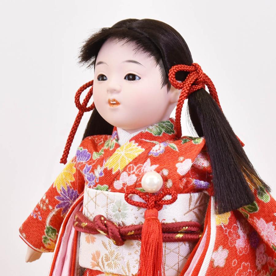 市松人形 コンパクト ケース飾り いちまつ 童 なごみ 特価 5号 ケース