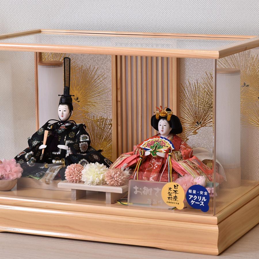 ひな祭り アクリルケース入り 【公式通販】