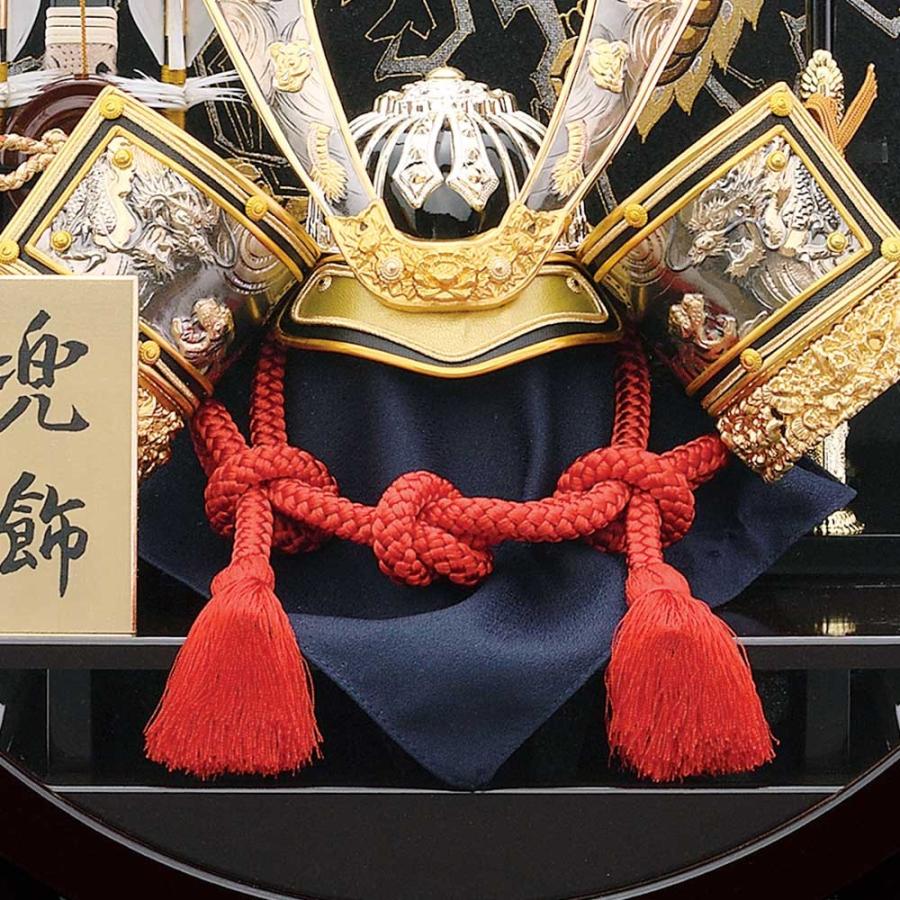 正規品 五月人形 丸 コンパクト ケース入り 丸型 円形 兜 ケース飾り 12号 金 龍虎 中鍬 兜飾り 円型ケース アクリルケース おしゃれ 5月人形 かぶと 2023 a5matu23-111 【NA1360440832】(48243円)