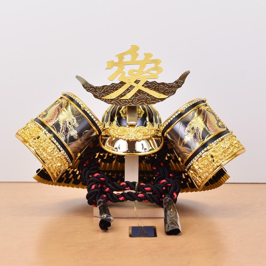 五月人形 コンパクト 収納飾り 直江 兜飾り 12号 直江兼続 愛 兜