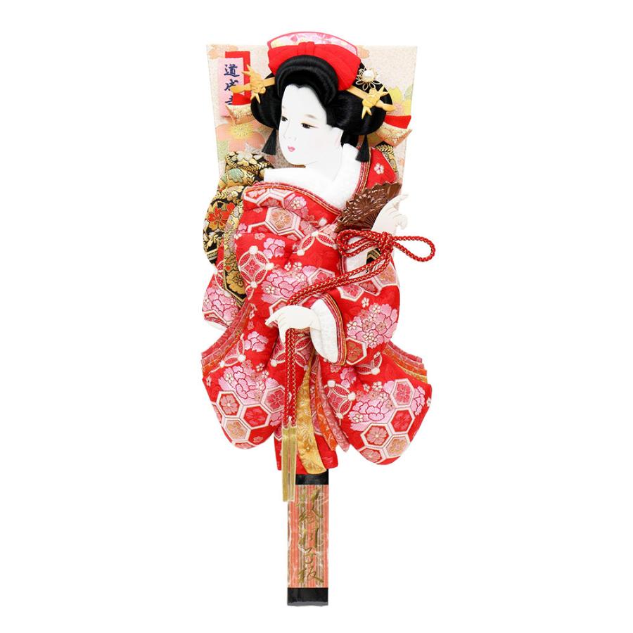 羽子板 単品 お祝い 16号 花小町振袖 道成寺 赤 ピンク おしゃれ かわいい 可愛い モダン 1011-16-802 2025