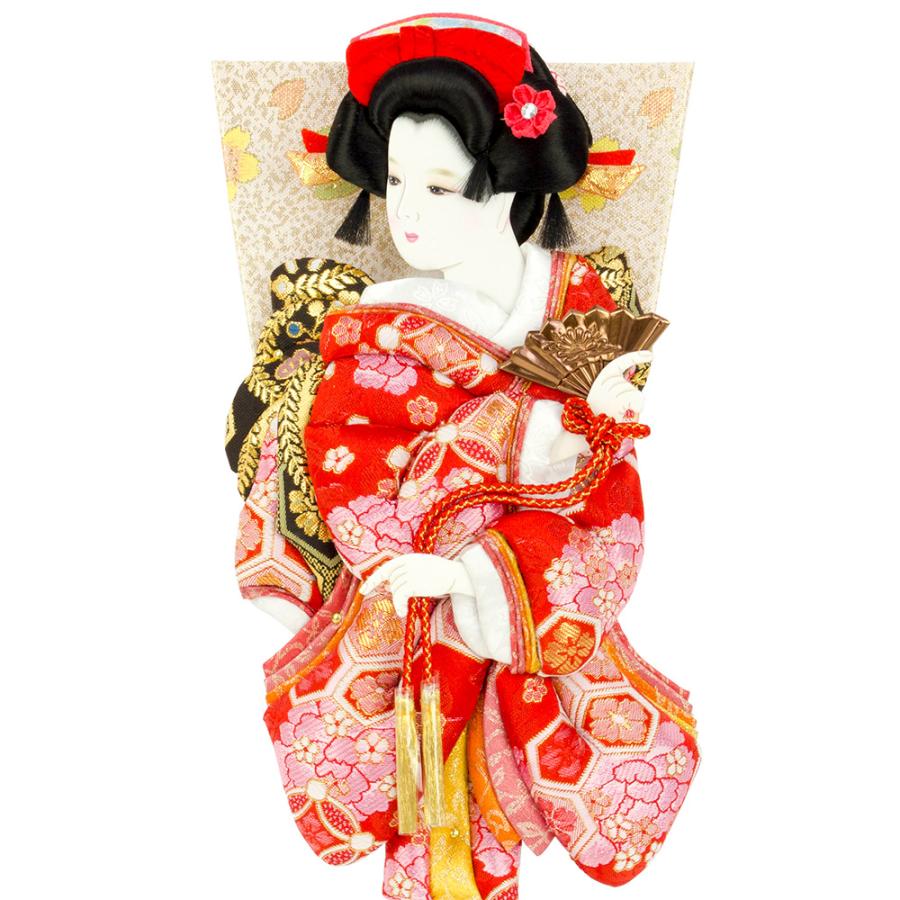 羽子板 単品 お祝い 10号 花小町振袖 道成寺 赤 ピンク おしゃれ かわいい 可愛い コンパクト モダン 1011-10-862 2025_4
