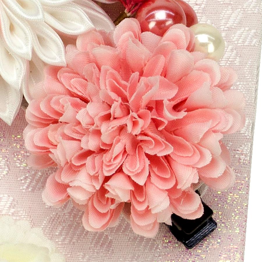 羽子板 単品 お祝い 8号 さやか つまみ細工 ピンク 白 おしゃれ かわいい 可愛い コンパクト モダン 1005-08-091 2025_6
