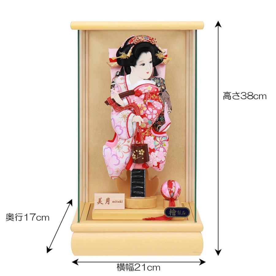 羽子板 お祝い 9号 美月 ケース飾り ガラス 木目 ナチュナル おしゃれ かわいい コンパクト モダン 2l11-hh-830 2025_1