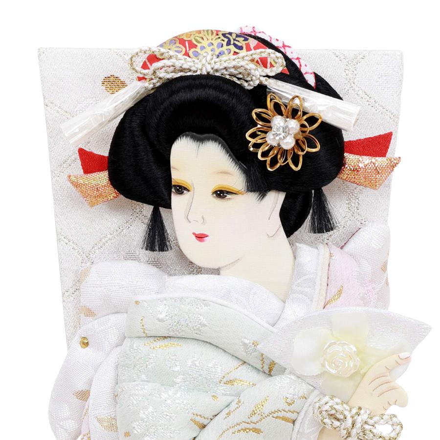 羽子板 単品 コンパクト かわいい おしゃれ 8号 (高さ約26cm) 初正月飾り モダン ミニ 羽子板飾り 押絵羽子板 振袖 紗良 8号 道成寺 1014-08-652 2026