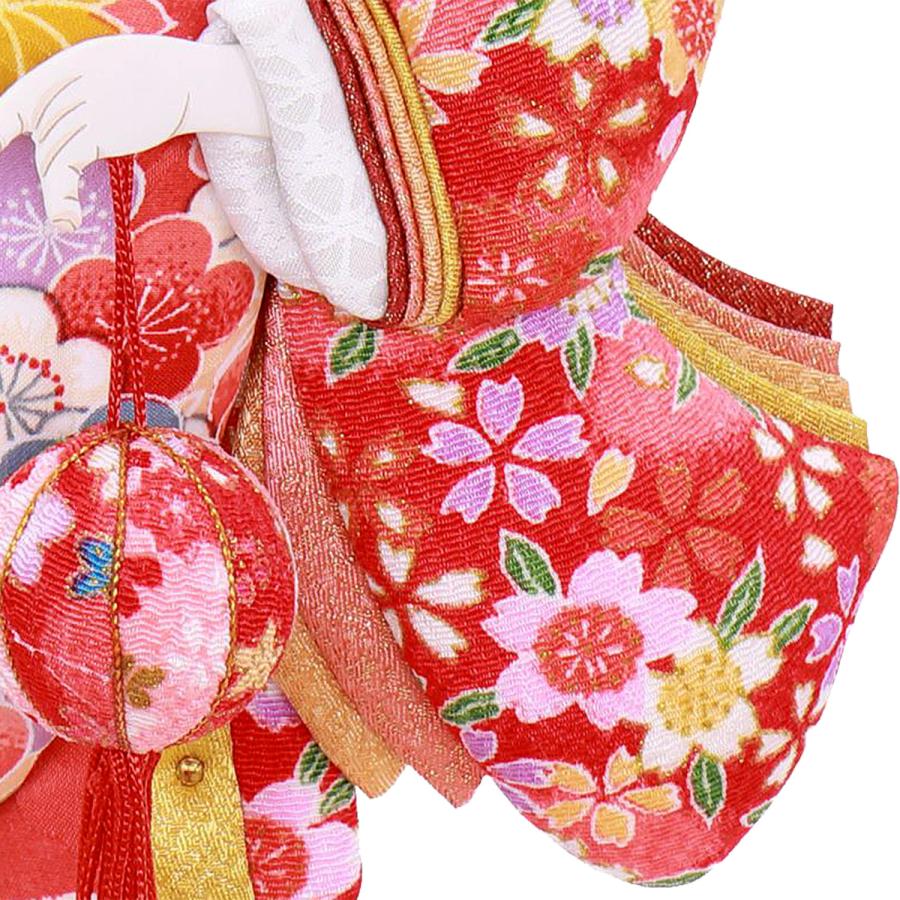 羽子板 単品 コンパクト かわいい おしゃれ 10号 (高さ約34cm) 初正月飾り モダン ミニ 羽子板飾り 押絵羽子板 姫 振袖 10号 まり飾り 1027-10-485 2026_7
