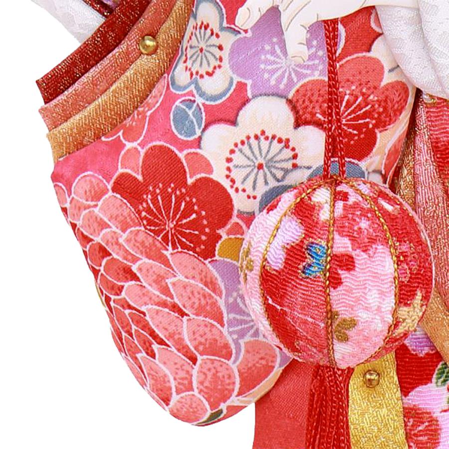 羽子板 単品 コンパクト かわいい おしゃれ 10号 (高さ約34cm) 初正月飾り モダン ミニ 羽子板飾り 押絵羽子板 姫 振袖 10号 まり飾り 1027-10-485 2026_8