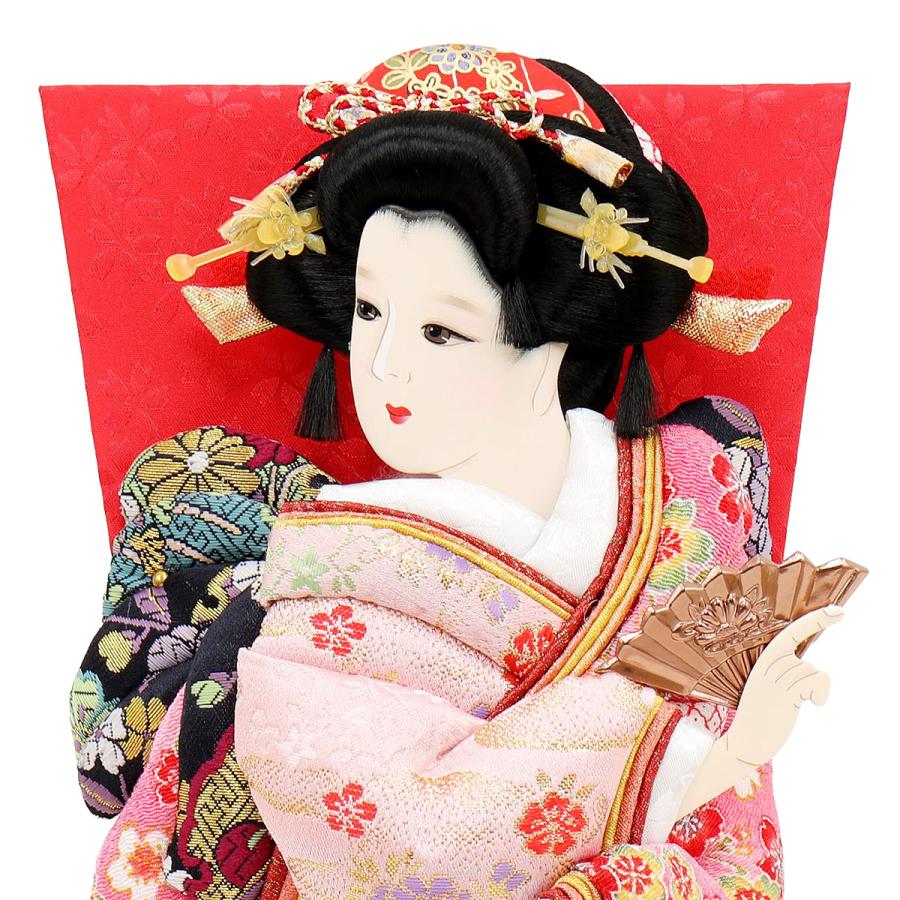 羽子板 単品 コンパクト かわいい おしゃれ 10号 (高さ約34cm) 初正月飾り モダン ミニ 羽子板飾り 押絵羽子板 姫 振袖 10号 まり飾り 1027-10-565 2026_2