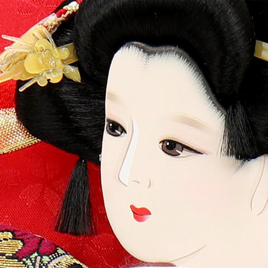 羽子板 単品 コンパクト かわいい おしゃれ 10号 (高さ約34cm) 初正月飾り モダン ミニ 羽子板飾り 押絵羽子板 姫 振袖 10号 まり飾り 1027-10-565 2026_4