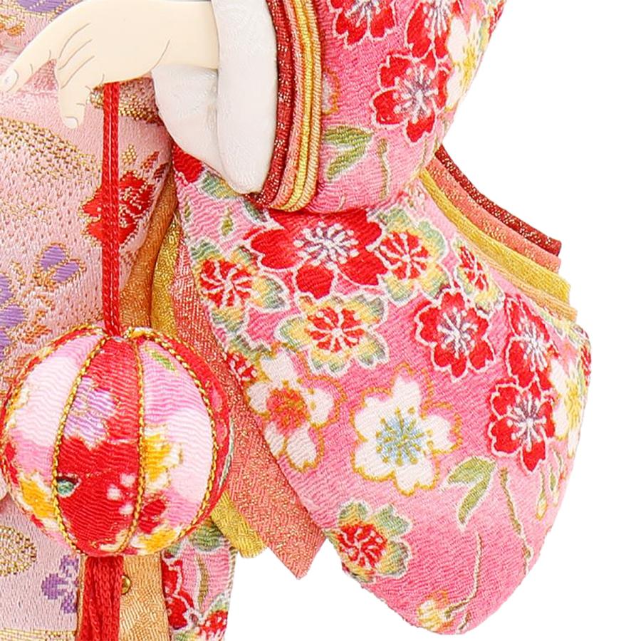 羽子板 単品 コンパクト かわいい おしゃれ 10号 (高さ約34cm) 初正月飾り モダン ミニ 羽子板飾り 押絵羽子板 姫 振袖 10号 まり飾り 1027-10-565 2026_7