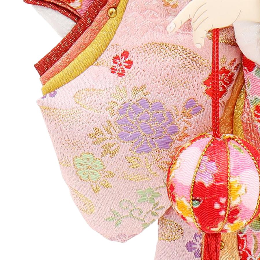 羽子板 単品 コンパクト かわいい おしゃれ 10号 (高さ約34cm) 初正月飾り モダン ミニ 羽子板飾り 押絵羽子板 姫 振袖 10号 まり飾り 1027-10-565 2026_8