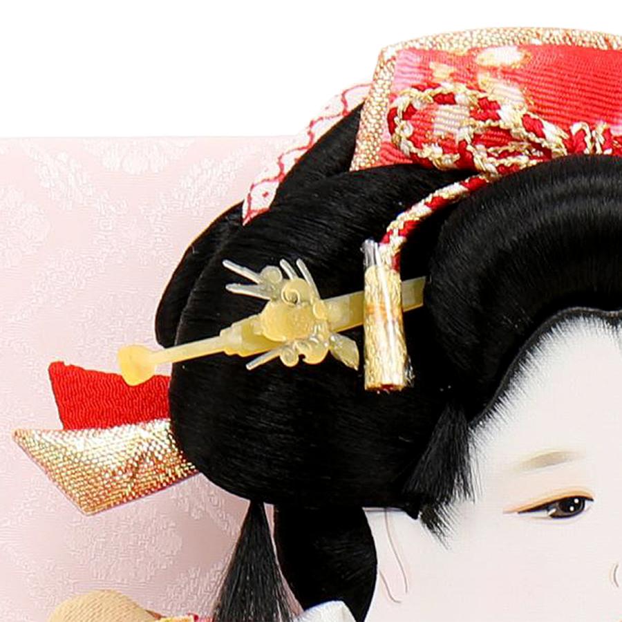 羽子板 単品 コンパクト かわいい おしゃれ 10号 (高さ約34cm) 初正月飾り モダン ミニ 羽子板飾り 押絵羽子板 姫 振袖 10号 浅妻 1027-10-573 2026_3