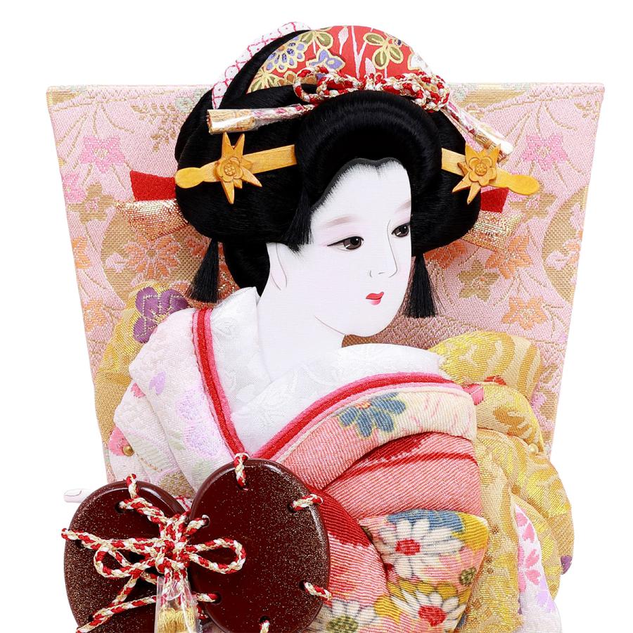 ミニ羽子板 羽子板 単品 コンパクト かわいい おしゃれ 10号 (高さ約34cm) 初正月