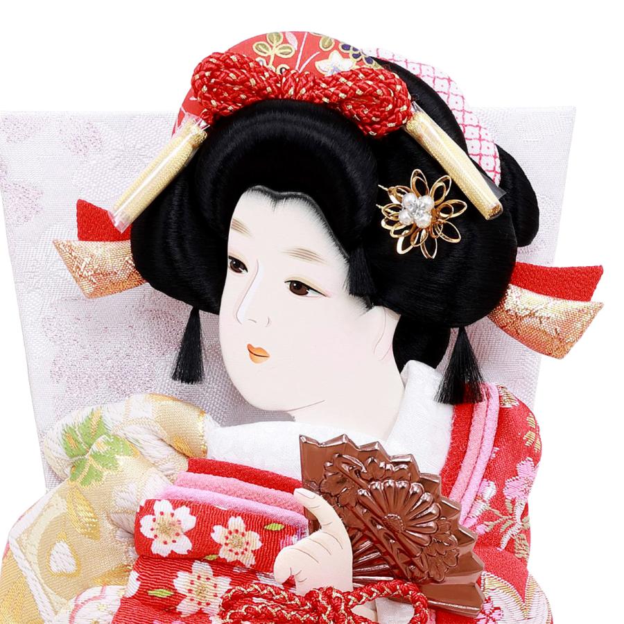 羽子板 単品 コンパクト かわいい おしゃれ 13号 (高さ約41cm) 初正月飾り モダン ミニ 羽子板飾り 押絵羽子板 姫 振袖 13号 道成寺 1027-13-032g 2026_2