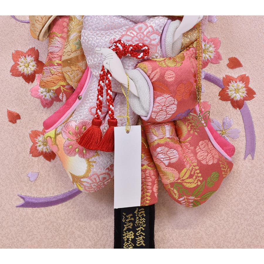 羽子板 お祝い ミニ 押絵羽子 選べる デザイン ガラス ケース飾り 横26 奥25 高35cm 額飾り ピンク 赤 コンパクト ケース おしゃれ 初正月 2026_12