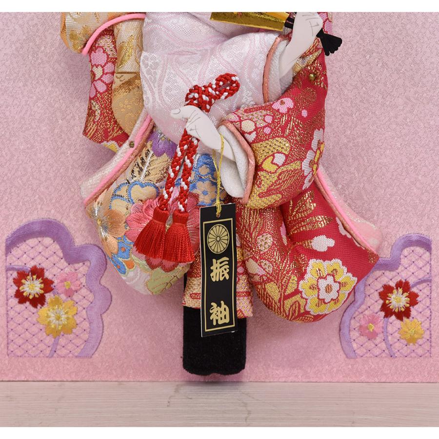 羽子板 お祝い ミニ 押絵羽子 選べる デザイン ガラス ケース飾り 横26 奥25 高35cm 額飾り ピンク 赤 コンパクト ケース おしゃれ 初正月 2026_8