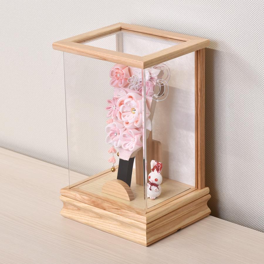 羽子板 コンパクト おしゃれ つまみ細工 ミニ ピンク 白 ベージュ