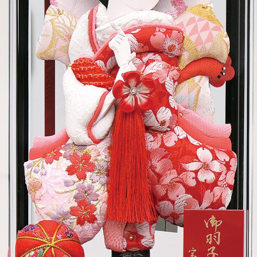 羽子板 お祝い ミニ おしゃれ 手作り 選べる 羽子板飾り 陽葵 ひまり ピンク 黒 ケース飾り アクリルケース おしゃれ かわいい 可愛い モダン 2025 a2matu24-38の画像
