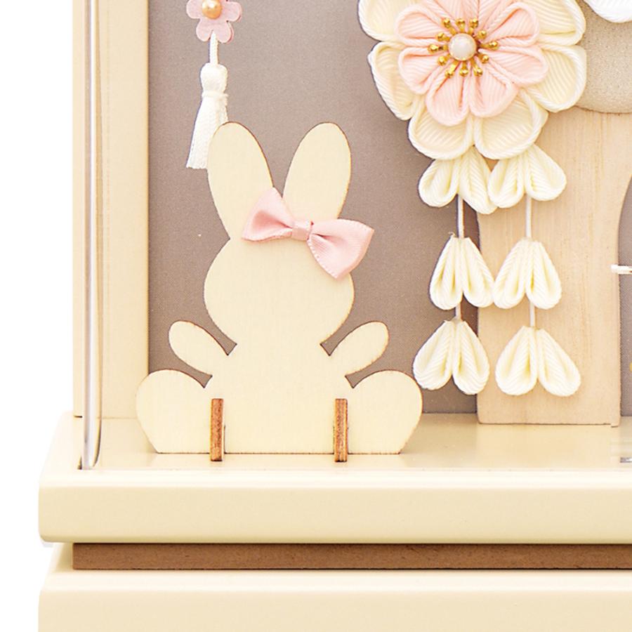 羽子板 お祝いミニ おしゃれ 手作り 選べる コンパクト 初正月 凛 うらら 桜オレンジ オフホワイト 7号 可愛い 女の子 羽子板飾り はごいた 2025 a2matu24-1の画像