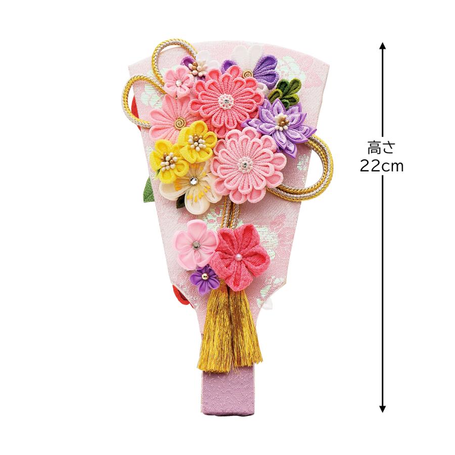 羽子板 単品 コンパクト かわいい おしゃれ 7号 (高さ約21cm) カンザシ