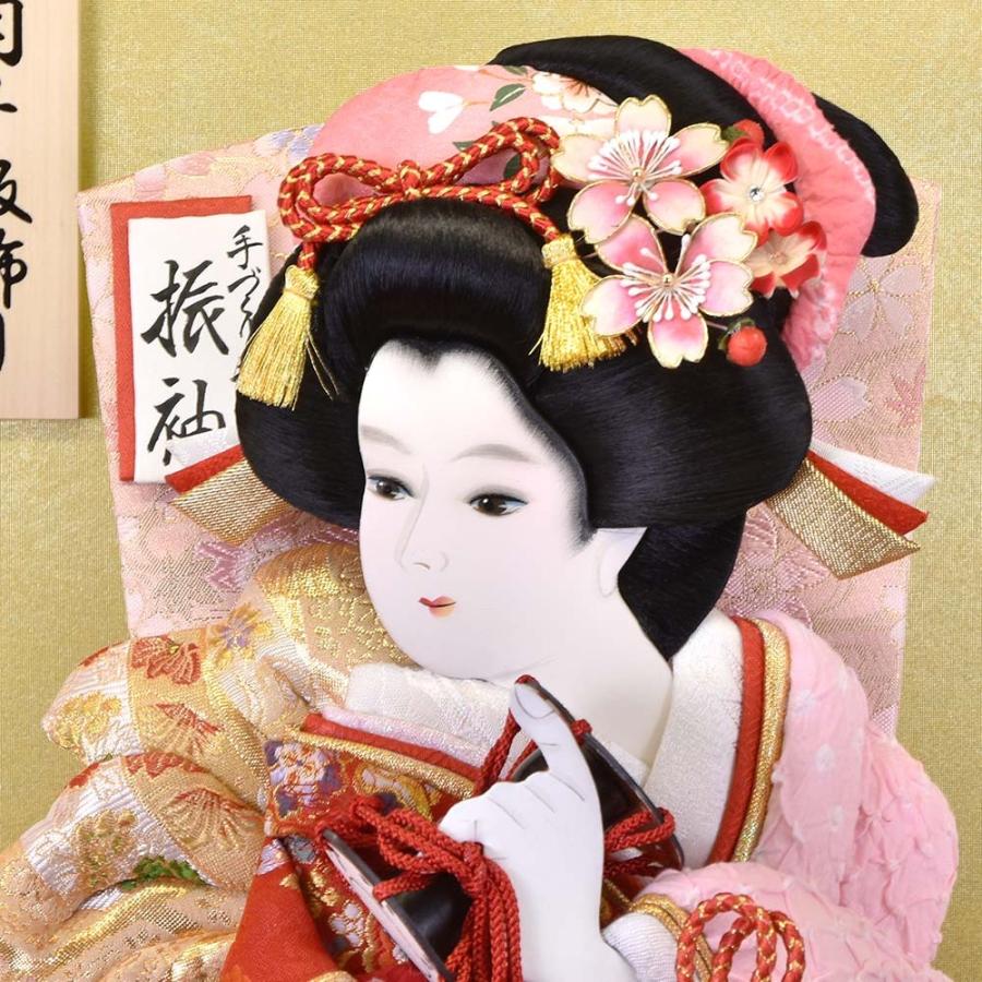 羽子板 お祝い 羽子板飾り 初正月飾り 17号 春日ガラスケース かわいい