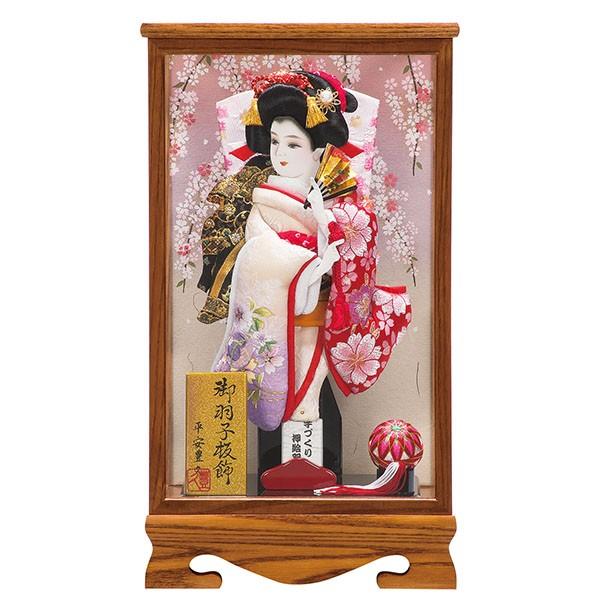 予約販売品 羽子板飾り コンパクト お祝い おしゃれケース飾り 10号 花衣ガラスケース 初正月飾り かわいい 新版 Academiawinner Com