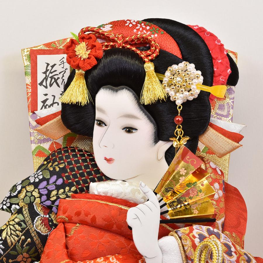 羽子板 お祝い 初正月 羽子板飾り ガラス ケース飾り 正月飾り 押絵羽子板 orijin オリジン 15号 金襴詩音赤赤 クラシック 古典 伝統 おしゃれ 2024_2