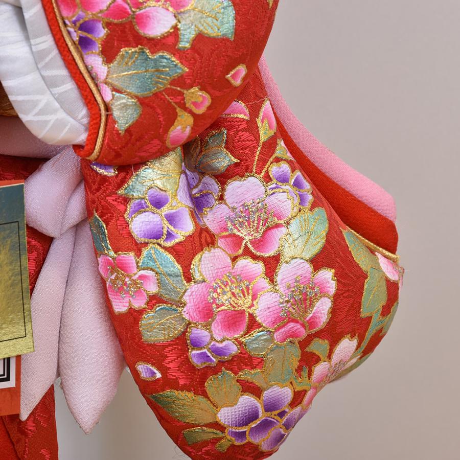 羽子板 刺繍 絞り 鹿の子 ピンク お祝い 初正月 羽子板飾り ガラス ケース飾り 正月飾り 押絵羽子板 orijin オリジン 18号 四巻 おしゃれ 2024_7