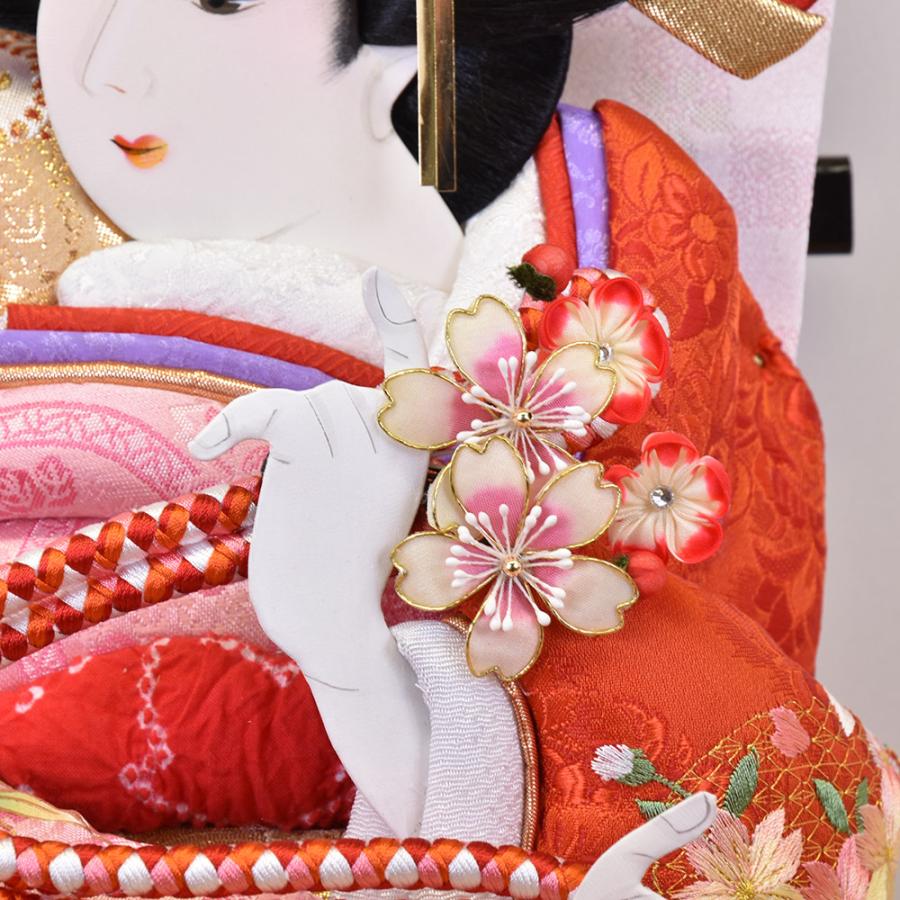 羽子板 刺繍 ピンク お祝い 初正月 羽子板飾り ガラス ケース飾り 正月