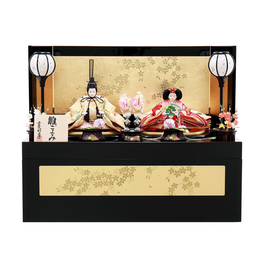 早い者勝ち訳あり！ 雛人形 ひな人形 お祝い 収納式 親王飾り 二人飾り 2人飾り 収納箱飾り おしゃれ かわいい おしゃれ 可愛い コンパクト 【AAA1808272564】(64124円)