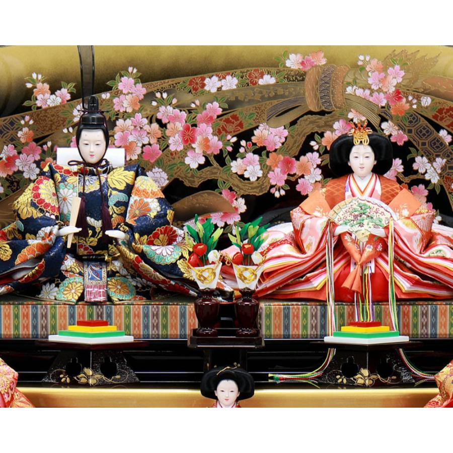 【早い者勝ち】 雛人形 ひな人形 お祝い 三段飾り 3段飾り 五人飾り 5人飾り おしゃれ かわいい おしゃれ 可愛い 【ZYX3631940410】(128794円)