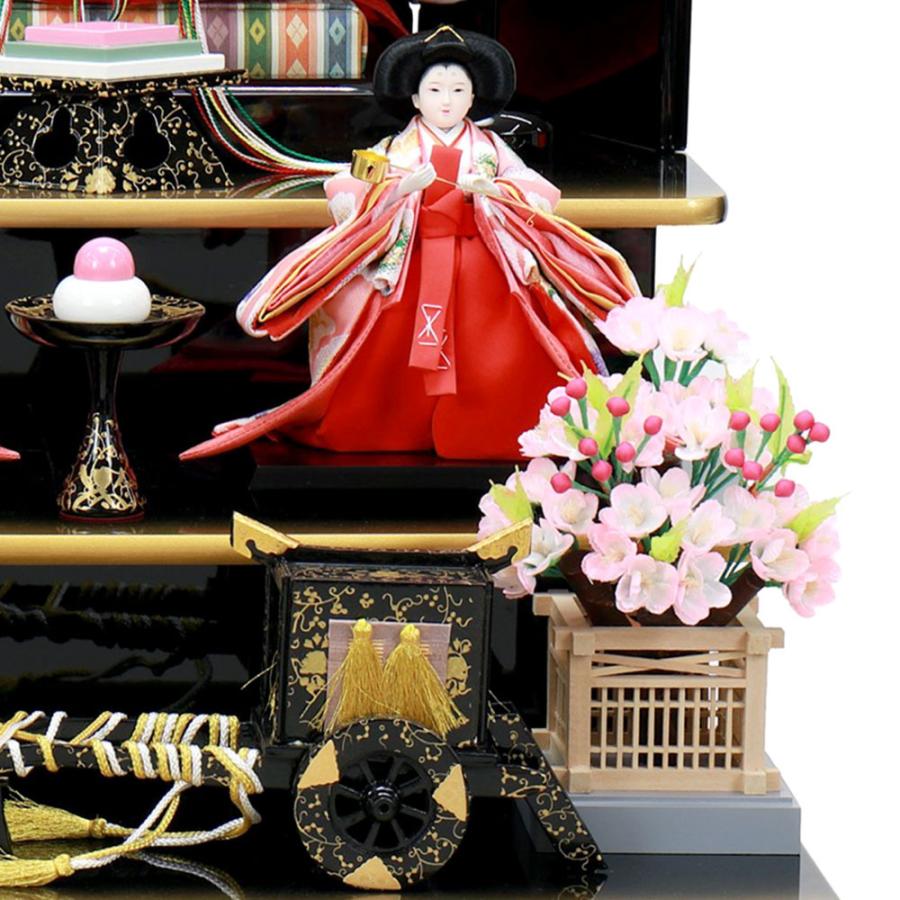 25【新品未使用】 雛人形 ひな人形 お祝い 三段飾り 3段飾り 五人飾り 5人飾り おしゃれ かわいい おしゃれ 可愛い 【WSO1872706292】(66409円)