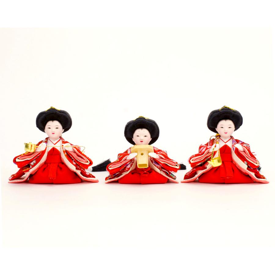 雛人形 お祝い ひな人形 2段 二段 5人飾り 五人飾り 木目 おしゃれ