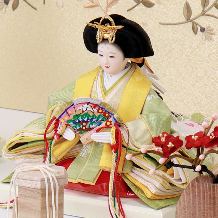 雛人形 コンパクト おしゃれ お祝い ひな人形 親王 収納飾り かぶせ式 収納箱 2人飾り 木目 緑 かわいい 可愛い モダン 2026 4M12-ST-248_10
