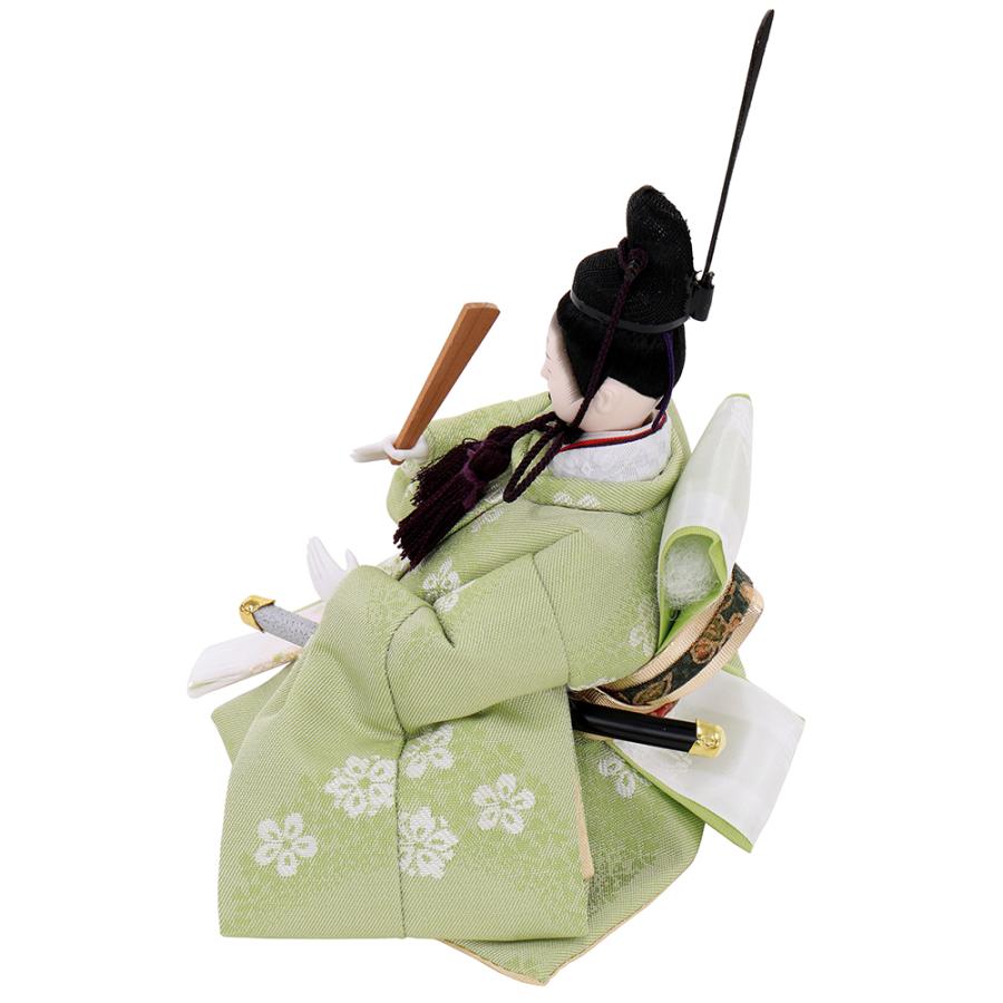 雛人形 コンパクト おしゃれ お祝い ひな人形 親王 収納飾り かぶせ式 収納箱 2人飾り 木目 緑 かわいい 可愛い モダン 2026 4M12-ST-248_11